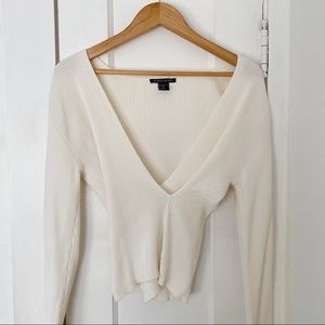 V-neck sweater